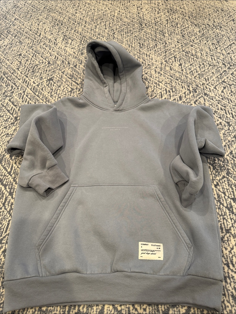 Comfrt Smoke Grey Hoodie